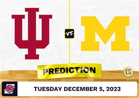 indiana vs michigan basketball prediction.